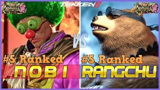 T8 ▰ NOBI (#5 Ranked Dragunov) Vs RANGCHU (#5 Ranked Kuma) ▰ Tekken 8 High Level Gameplay
