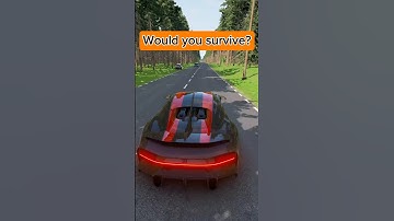 Would you Survive? (Highway Edition) #beamngdrive #luxurycar #beamng #sportscar #carcrash