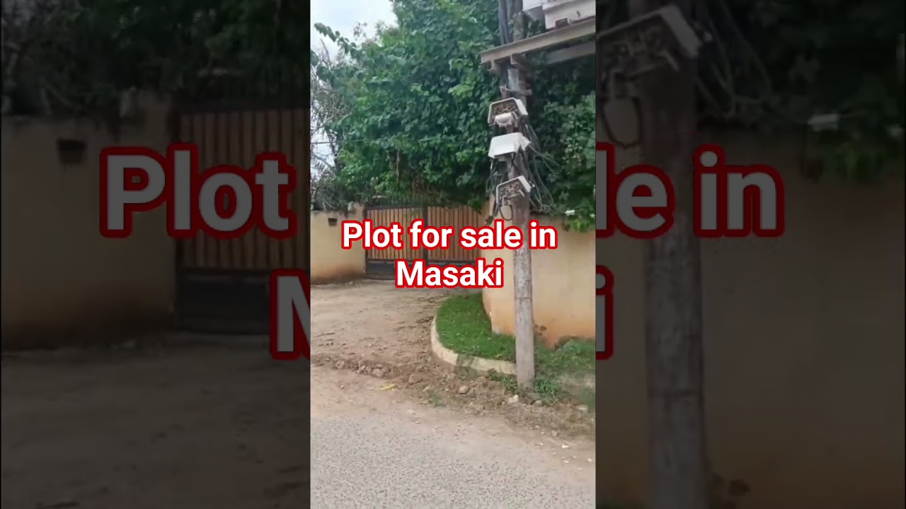 Plot for Sale in Masaki.