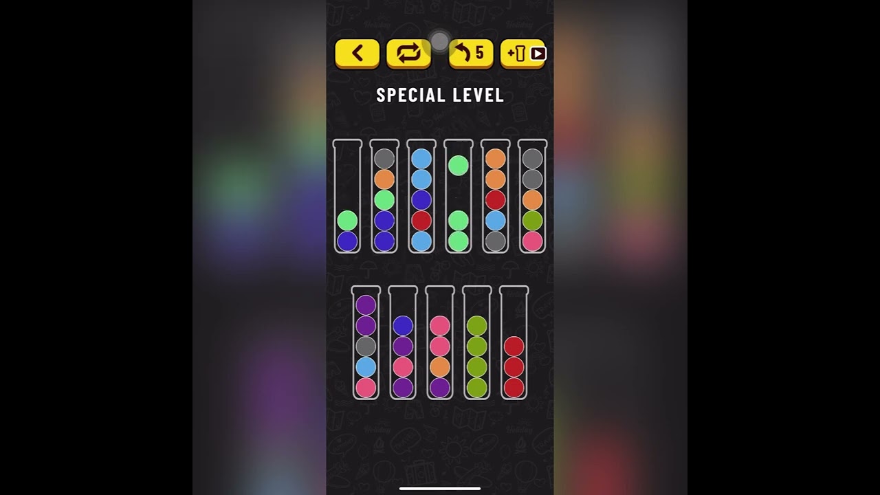 Ball Sort Special Level (after Level 4755)