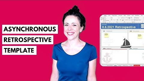Excel Retrospective Meeting in Agile -  Asynchronous Retro Template Step-by-Step Video Tutorial
