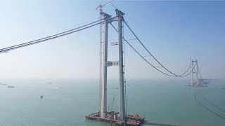 Chinese workers propel Greater Bay Area mega bridge project during Spring Festival