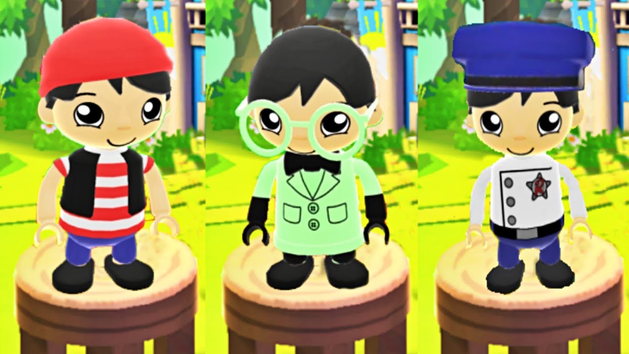 Swab Ryan Vs. Police Chief Ryan Vs. Radiologist Ryan - Tag with Ryan All Characters All Vehicles