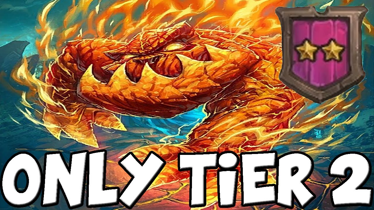 Winning On Tier 2 With Elementals! ONLY TIER 2 - Hearthstone ...