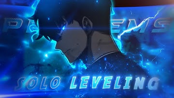 SOLO LEVELING👿 - "TIRED OF PROBLEMS" [Edit/AMV]! (+Project-File) Quick 4K