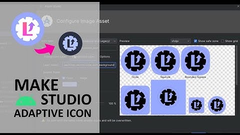 How to make an adaptive icon in Android Studio | Tutorial