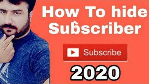 how to hide subscribers on youtube 2020| By M Usman |
