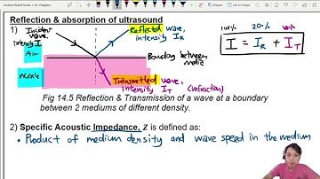24.3b Ultrasound Reflection and Acoustic Impedance | A2 Medical Ultrasound | CAIE A Level Physics