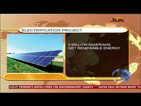 FG assisted solar system installation for 5m Nigerians