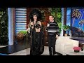 Sean hayes spots cher in the audience