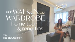 Walk in Wardrobe & Master Bath Tour & Reno Tips | Self-Designed Contemporary Home | EP14 HDB BTO