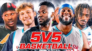 TEAM JIDION VS TEAM MARK 5V5 BASKETBALL GAME! Ft. Duke Dennis, Jesser, Cam Wilder, MMG and MORE! screenshot 4