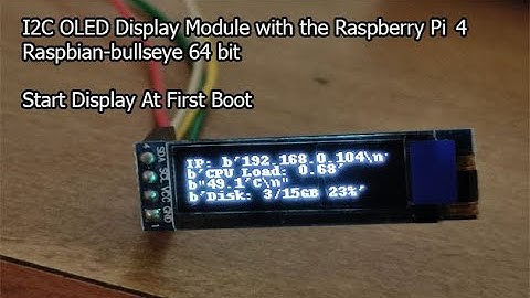 raspberry pi 4 oled display | oled display raspberry pi 4 | oled display raspberry pi os  bullseye