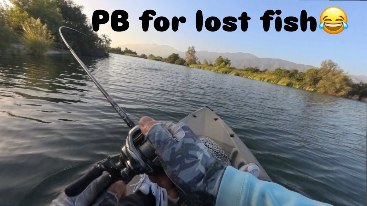 Santa Fe Dam Kayak Bass Fishing