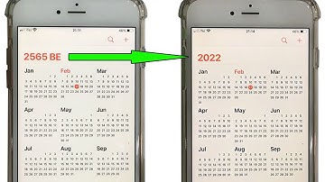 How to change Buddhist calendar to Gregorian calendar on iPhone