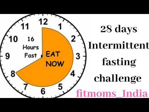 28 days intermittent fasting challenge | Weight loss challenge at home