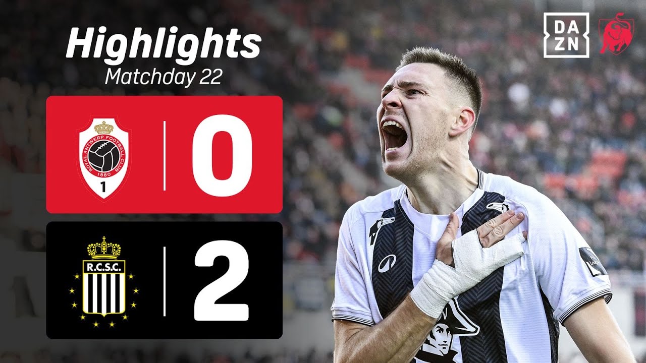 Le Sporting Charleroi repart du Bosuil avec les 3️⃣ points. 🦓 | R. Antwerp FC - Sporting Charleroi