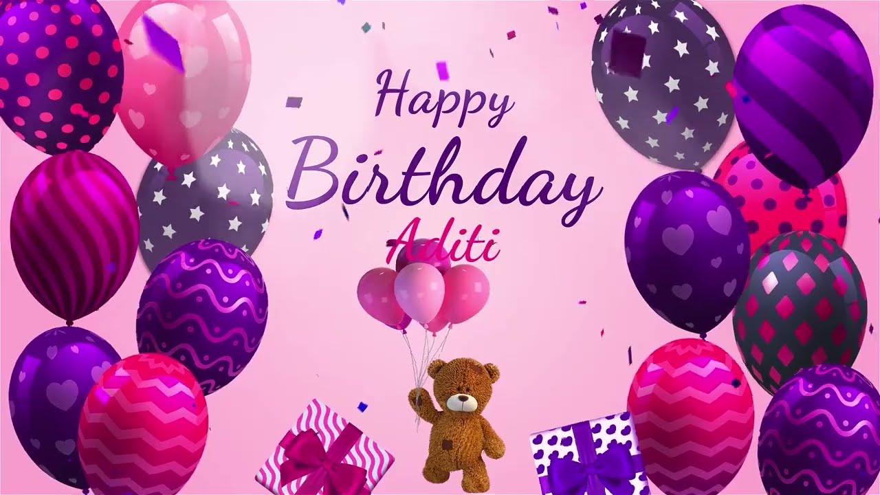 Happy Birthday Aditi | Aditi Happy Birthday Song