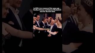 Two Icons, One Moment Queen Elizabeth Ii & Marilyn Monroe, 1956