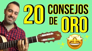 20 Cosas que Me Hubiera Gustado Saber al APRENDER a TOCAR Guitarra