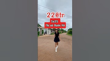 Đất thổ cư thị xã Buôn Hồ Daklak Giá rẻ, 220tr sẵn thổ cư Đất Daklak #daklak