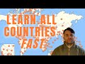 Learning all the COUNTRIES in the WORLD in just a few hours ● MNEMONICS