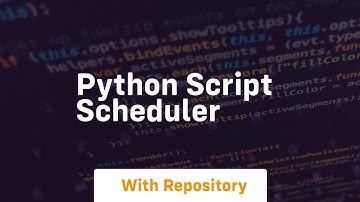 python script scheduler