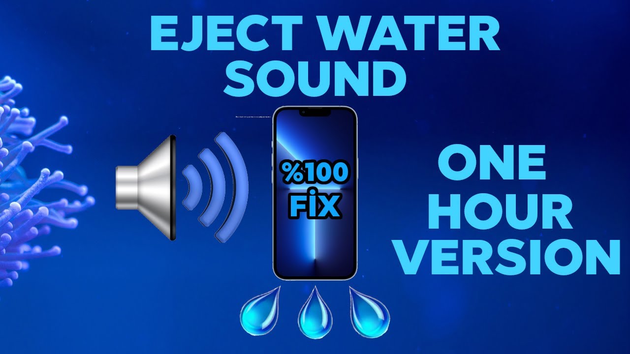 Water Out Of Speaker Sound iPhone  One Hour Version  100 Fix