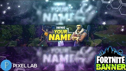 Fortnite Banner Pixel Lab Template  | Pixel lab | Fortnite Banner Tutorial!