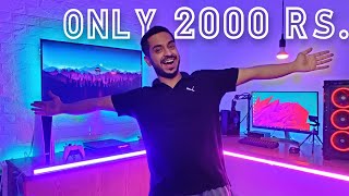 Only 2000 Rs. Gaming Room LIGHT Setup