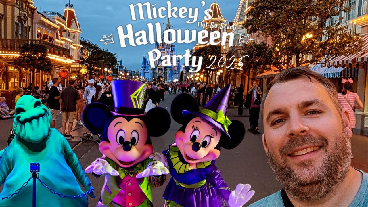 Mickey's Not So Scary Halloween Party 2025 | Boo-to-you Parade | Hocus Pocus | Spectacular Fireworks