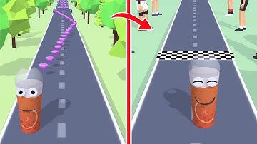 Juice Run 🥤🌈⭕ NEW LEVEL! Gameplay Walkthrough Android,iOS Update Mobile Game All Levels URN08B