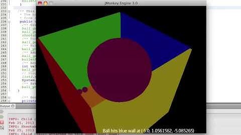 My jMonkeyEngine first project - ShootingBalls