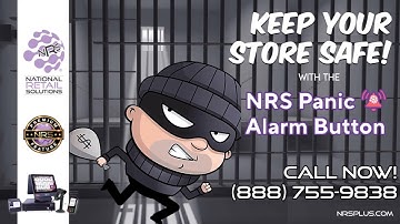 NRS Panic Alarm Button - Keep Your Store Safe!