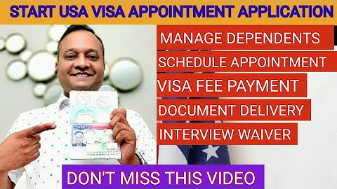 New US Visa Appointment Booking,US Visa Interview Scheduling,US Visa Fee Payment & Document Delivery