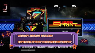 Midway Arcade Origins Super sprint Superior sprint achievement/trophy