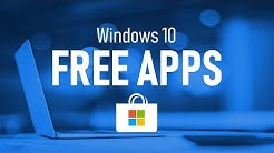 10 Free Apps for Windows 10 You Should Try!  - Durasi: 7.52. 