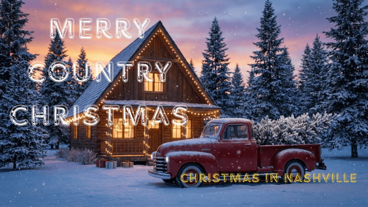 Peaceful Nashville Christmas – Country Acoustic Holiday Playlist 2026🎄