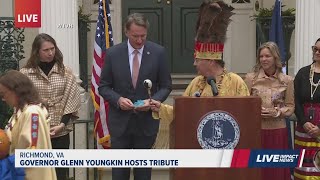 Gov. Youngkin hosts 348th Tribute Ceremony ahead of Thanksgiving