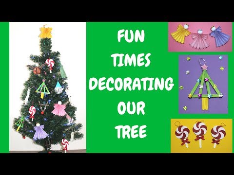 fun-times-decorating-our-tree-|-christmas-decorations-for-kids