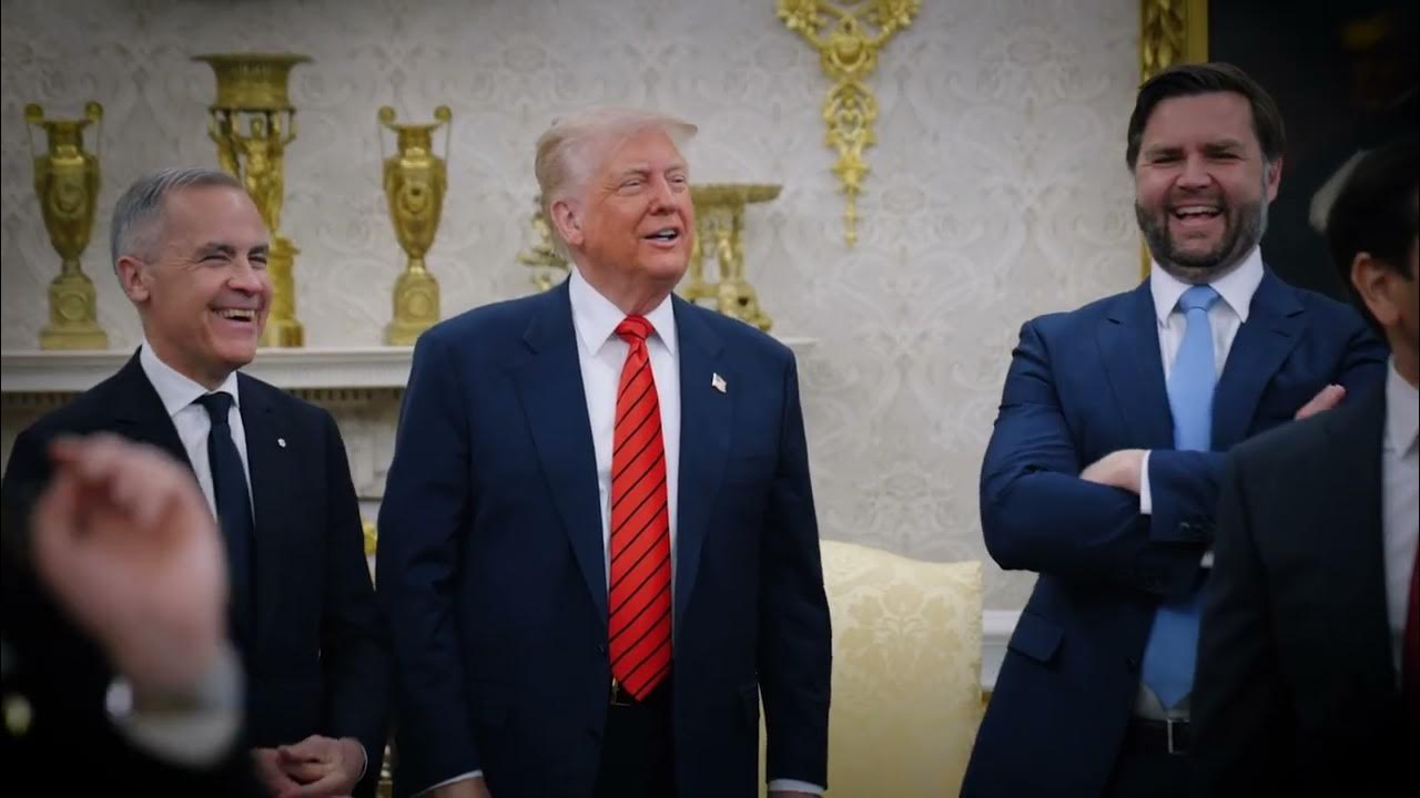 President Trump Welcomes Canadian Prime Minister Carney to White House - YouTube