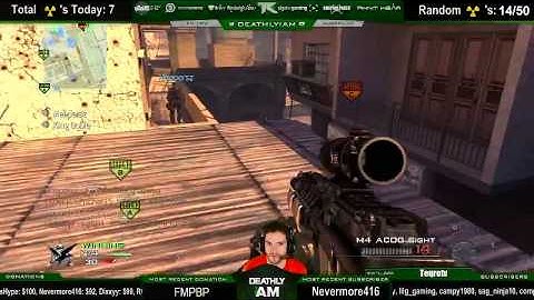 MW2: Random Class Nuke #15 || Hardline M4A1 on Karachi