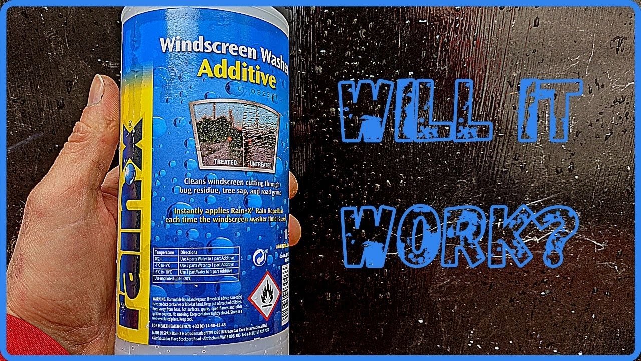 How to Add Rain X to your Car Window Washer Fluid Reservoir