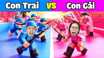 Trận chiến Con Trai Vs Con Gái ?! bqThanh Phe Nam Liệu Có Thắng Ốc Phe Nữ ???