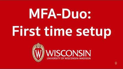 How to get MFA Duo on your device