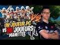 UN JOUEUR PC FACE À 99 JOUEURS MANETTE ?! CARNAGE ARENE SOLO