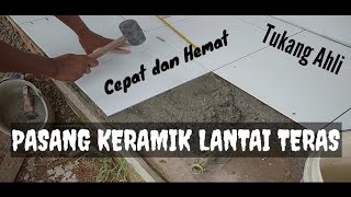 Tukang Pro ...Pasang Keramik Lantai 40X40Cm Untuk Teras Rumah ...
