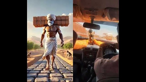 The farmer and the monkey build a house in the desert but the house is destroyed in a flood😭#wireart