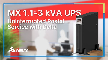 Uninterrupted Postal Service with Delta | MX 1.1-3 kVA UPS