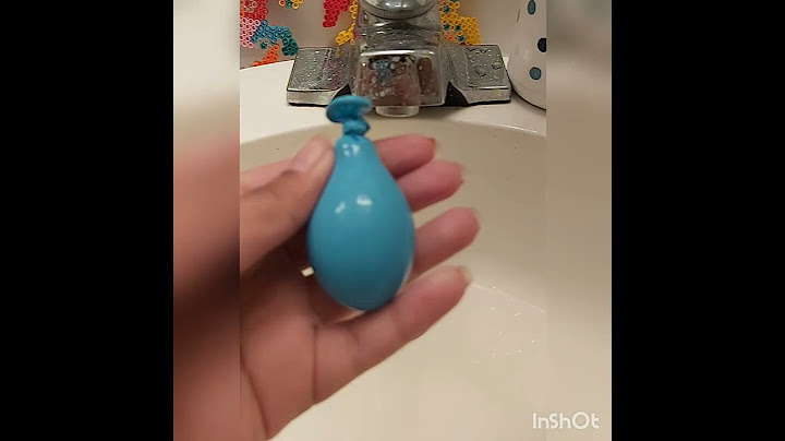 How to make a squishy balloon toy (Easy) 😌😌
